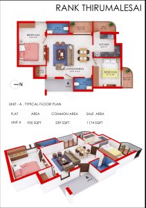 Unit A Typical Floor Plan